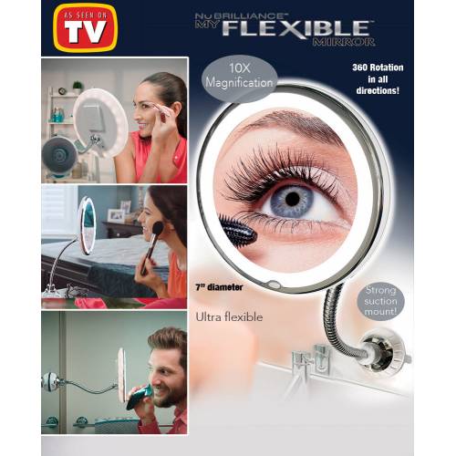 Mobee%20Flexible%2010X%20Zoomlu%20Esnek%20Işıklı%20Makyaj%20Aynası